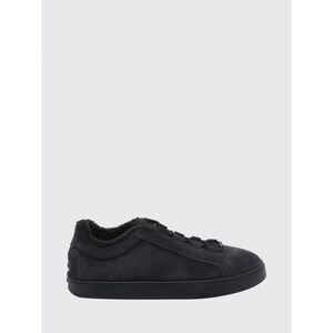 Tod's Men Suede Slip-On Sneakers Tod's With Shearling Lining And Rubber Pebbles